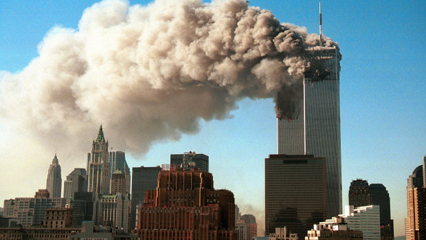 The attack on the World Trade Centre in New York on September 11, 2001.